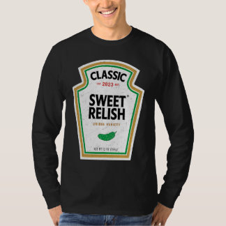 Camiseta Salsa Dulce Casera de Halloween Condimento Pepino 