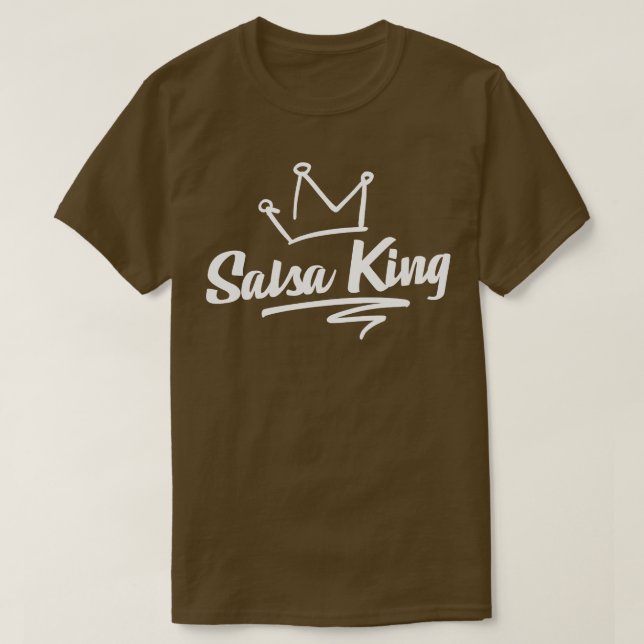 Camiseta Salsa King (Diseño del anverso)