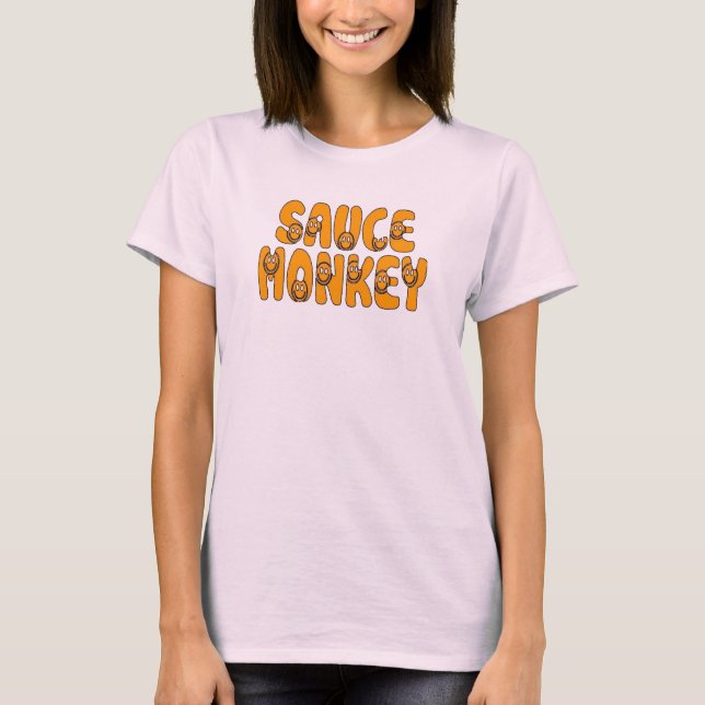 Camiseta Salsa Mono 3 (Anverso)