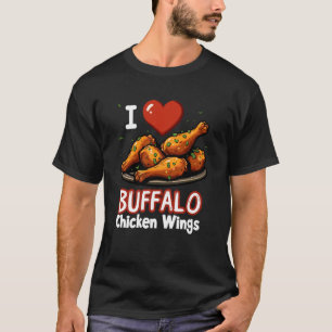 Camiseta Salsa para Alas de Pollo Buffalo BBQ I Heart G