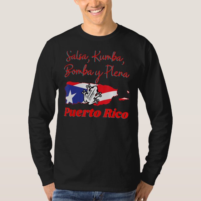 Camiseta Salsa Plena Bomba Rumba Salsa Baile para mujer (Anverso)