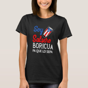 Camiseta Salsa Puerto Rico Boricua Puerto Rico