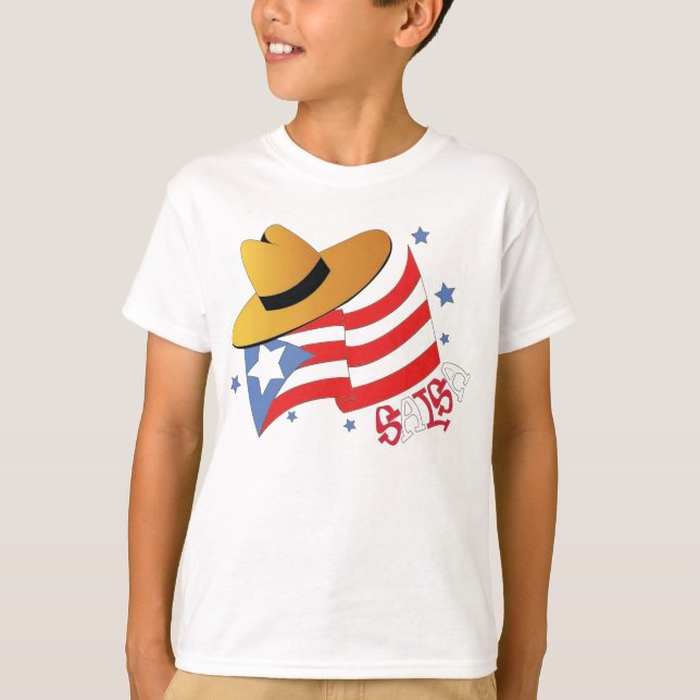 Camiseta Salsa puertorriqueña (Anverso)
