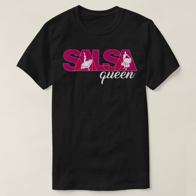 Camiseta Salsa Queen Cute Salsa Queen Dance Gift (Diseño del anverso)