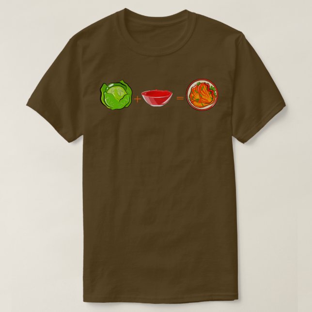 Camiseta Salsa roja Kimchi Cabbage (Diseño del anverso)