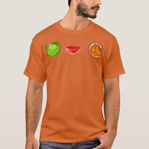 Camiseta Salsa roja Kimchi Cabbage