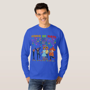 Camiseta Salsa Sunset Celebration azul real profundo