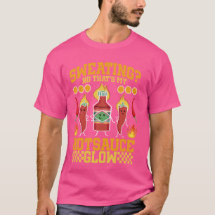 Camiseta Salsas calientes Graciosa Spicy Comida Mexicana Sa