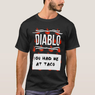 Camiseta Salsas Calientes Grupo Halloween Diablo Sauce Me T
