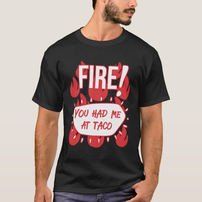 Camiseta Salsas Calientes Grupo Salsa Fuego De Halloween Me (Anverso)