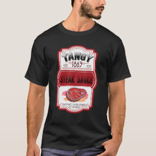 Camiseta Salsas de filete Costumbre de las parejas de botel