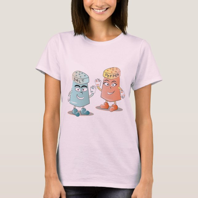 Camiseta Salt and Pepper Vintage Mascot (Anverso)