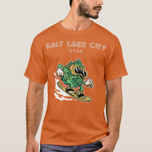 Camiseta Salt Lake City Utah Funny Snowboard Beer Hops