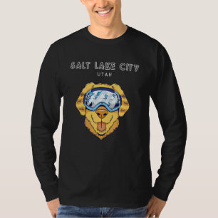 Camiseta Salt Lake City Utah - Perros Divertidos Gafas de E