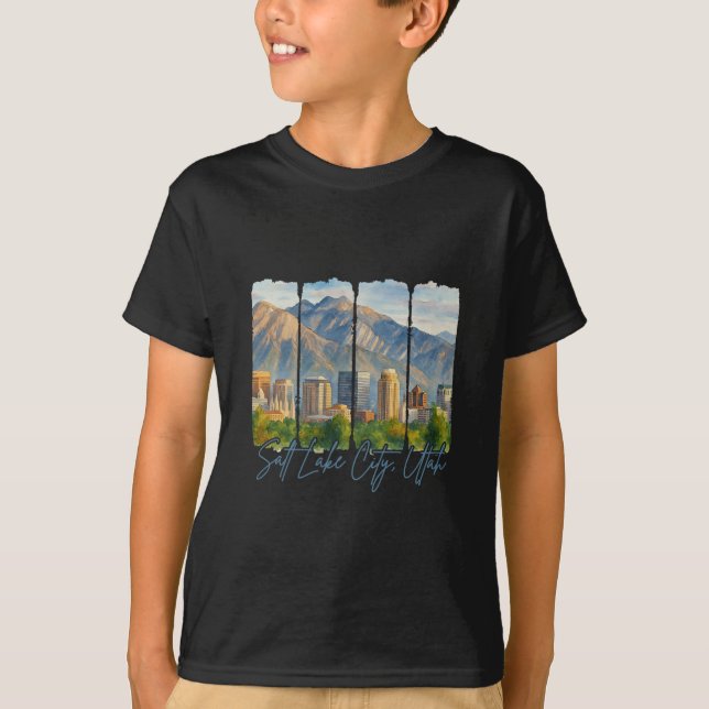 Camiseta Salt Lake City Utah Traveling Trip Meet Me In Salt (Anverso)