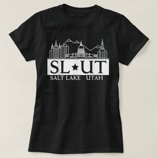Camiseta Salt Lake City Utah UT Hometown Home State Prige (Diseño del anverso)