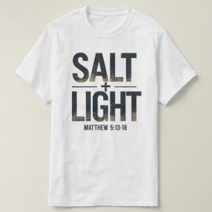 Camiseta "SALT + LIGHT Cristiano – Mateo 5:13