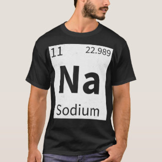 Camiseta Salt NaCl Parejas De Cloruro De Sodio Que Coincide