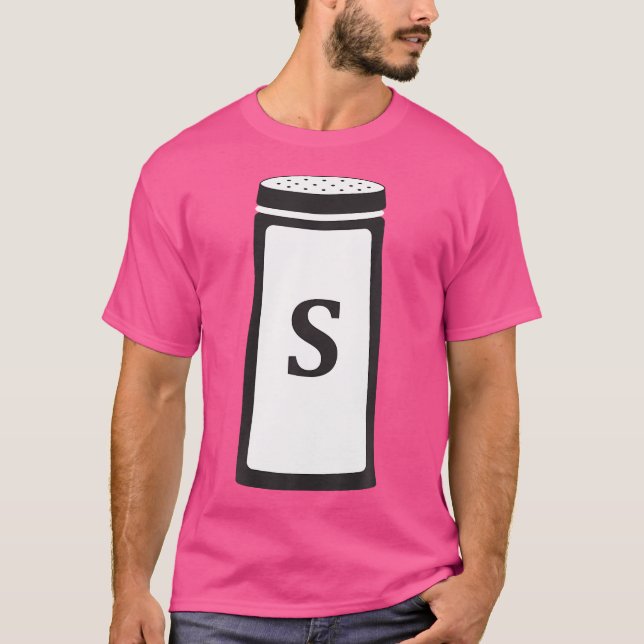 Camiseta Salt Shaker Costume Salt Matchin Halloween (Anverso)