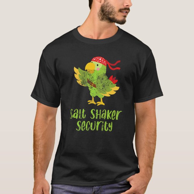 Camiseta Salt Shaker Security Parrots Parrot Lover Cockatoo (Anverso)