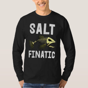 Camiseta Salt Tee Finatic Skeleton Fish Bone Tees Sharp Tee
