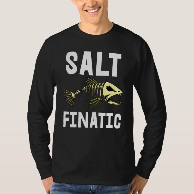 Camiseta Salt Tee Finatic Skeleton Fish Bone Tees Sharp Tee (Anverso)