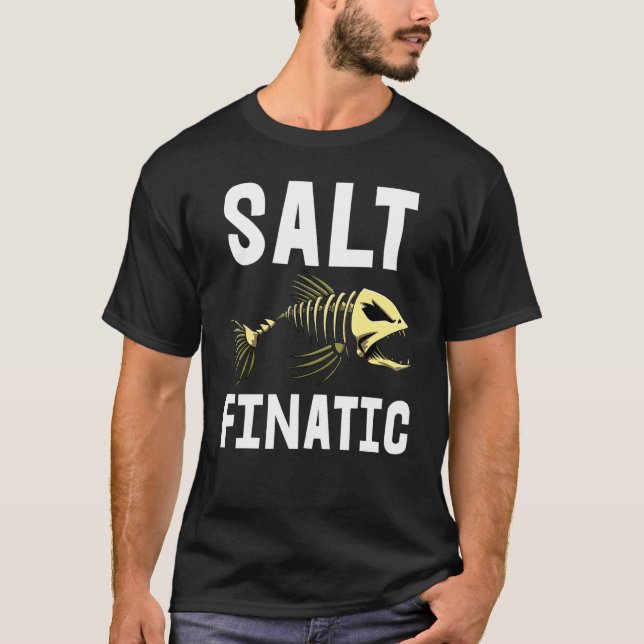 Camiseta Salt Tee Finatic Skeleton Fish Bone Tees Sharp Tee (Anverso)