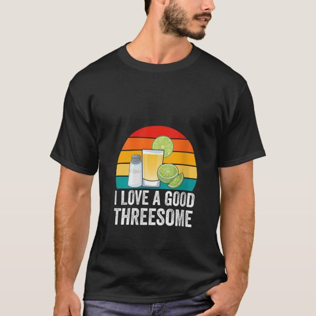 Camiseta Salt Tequila Lime Ama Una Buena Dramática Bebida D (Anverso)
