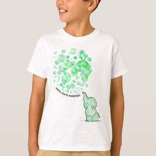 Camiseta Salta a la luz globos verdes y toma de conciencia
