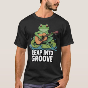 Camiseta Salta al ritmo Diseño Amante de las ranas y rana