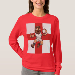 Camiseta Salta Alto Juega Orgulloso Rugby Inglaterra