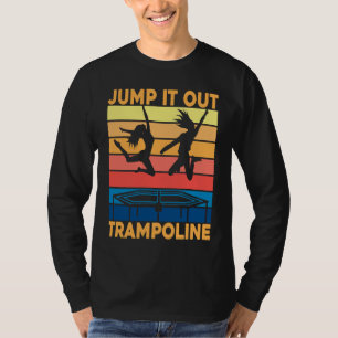 Camiseta Salta hacia fuera Salto en Trampolín Gimnasia en T