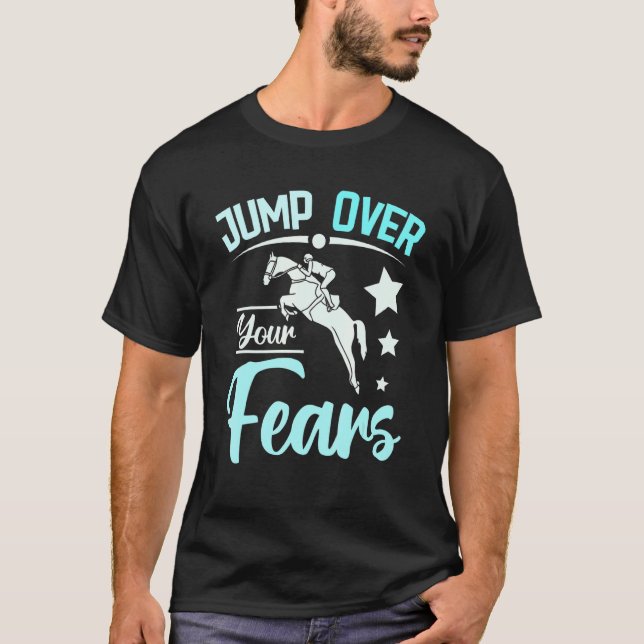 Camiseta Salta tus miedos a caballo (Anverso)