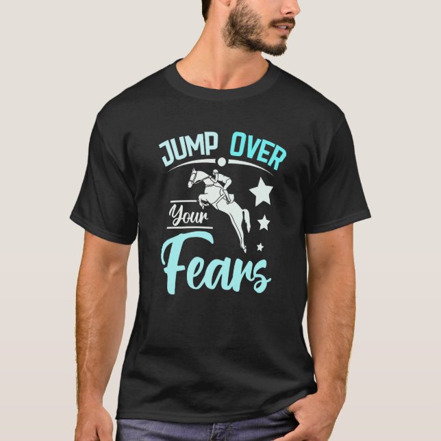 Camiseta Salta tus miedos a caballo (Anverso)