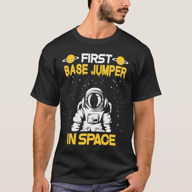 Camiseta Saltador Base En El Espacio (Anverso)