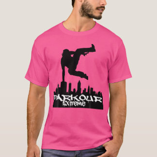 Camiseta Saltador de Parkour Ciudad 	 Parkour Free Running 