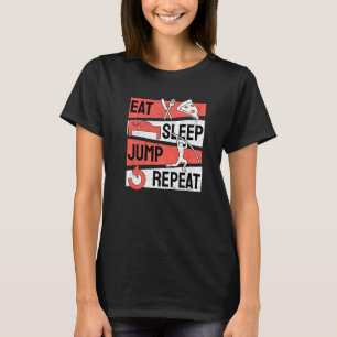 Camiseta Saltador de Pértiga Come Duerme Salta Repite