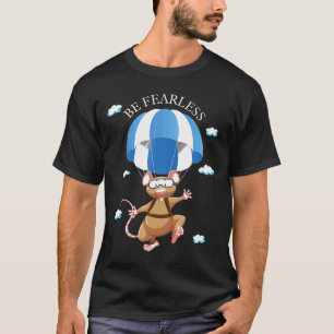 Camiseta Saltador en Paracaídas Intrépido Ratón