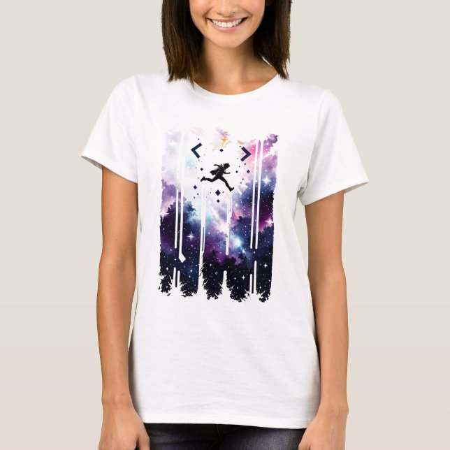 Camiseta Saltador espacial (Anverso)