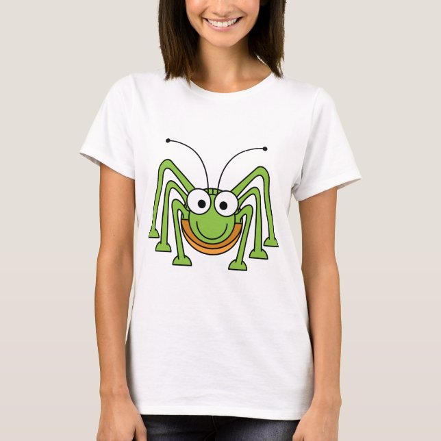 Camiseta Saltamontes del dibujo animado (Anverso)