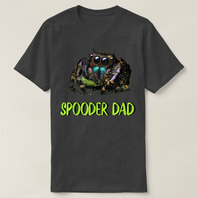 Camiseta Saltando a papá araña, padre aficionado, hombres d (Diseño del anverso)