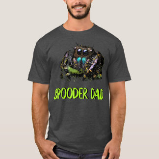 Camiseta Saltando a papá araña, padre aficionado, hombres d