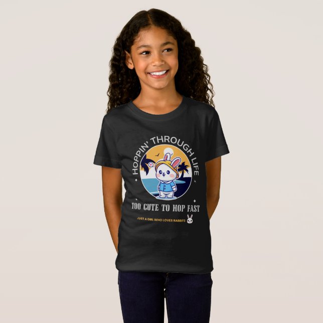 Camiseta Saltando a través de la vida (Anverso completo)