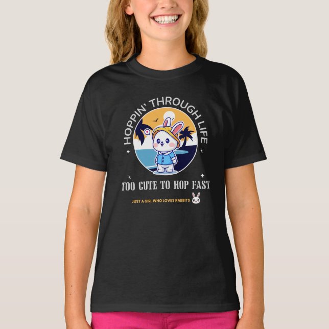 Camiseta Saltando a través de la vida (Anverso)