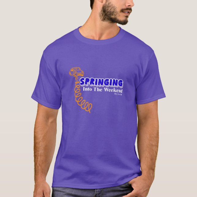 Camiseta Saltando Al Fin De Semana (Anverso)