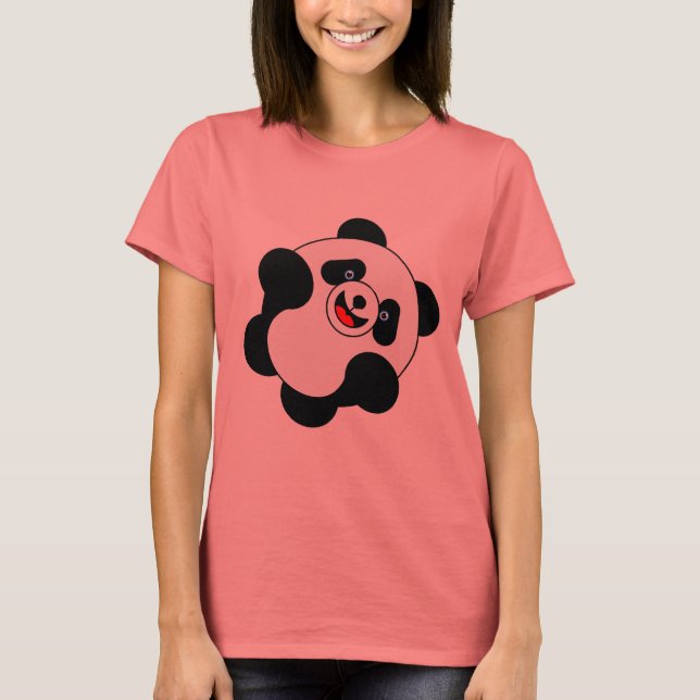 Camiseta Saltando Panda (Anverso)