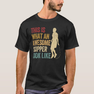 Camiseta Saltando Rope Saltando Rope Salto Rope Awesome Ski