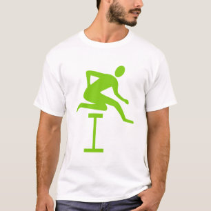 Camiseta Saltando vallas - Verde marciano