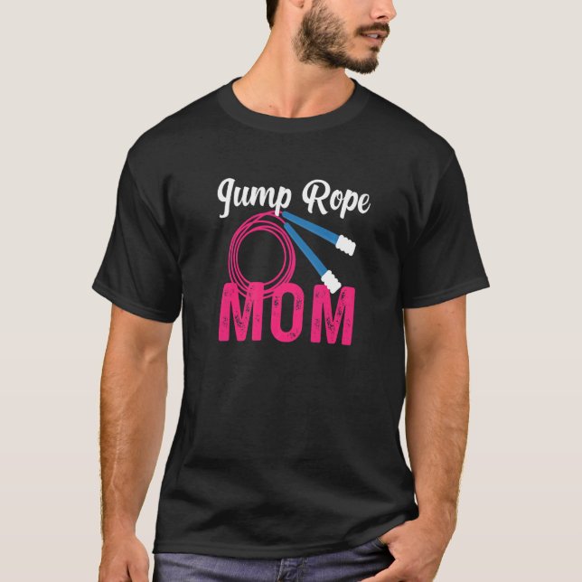 Camiseta Saltar a mamá de Rope Saltando Salto de Entrenamie (Anverso)