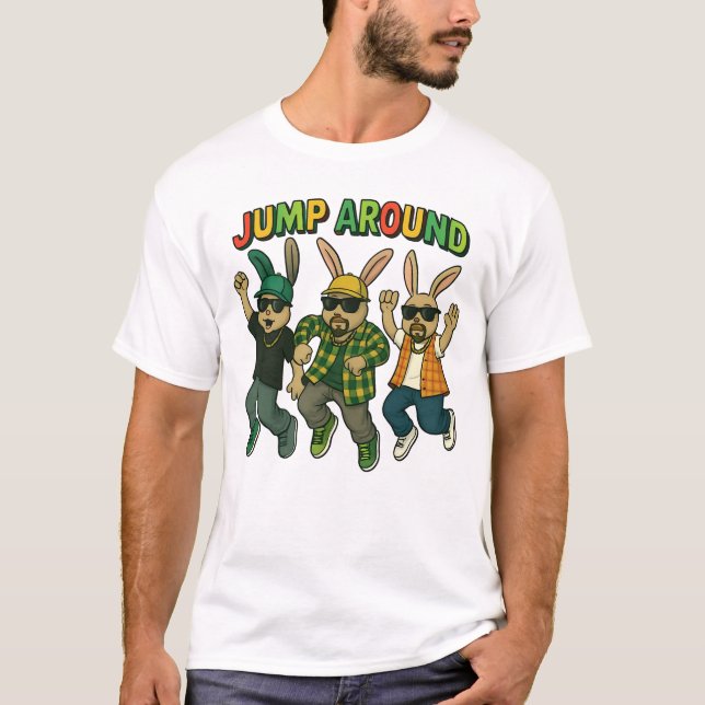 Camiseta saltar alrededor (Anverso)